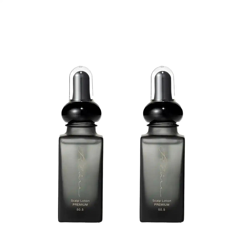 【セット割10％OFF】スカルプローション プレミアム2本セット。ヒト幹細胞培養液50.5％配合の高濃度頭皮用美容液で、頭皮環境を整え健やかな髪へ導く。